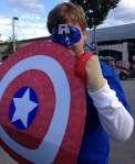 Shaun as Captain America